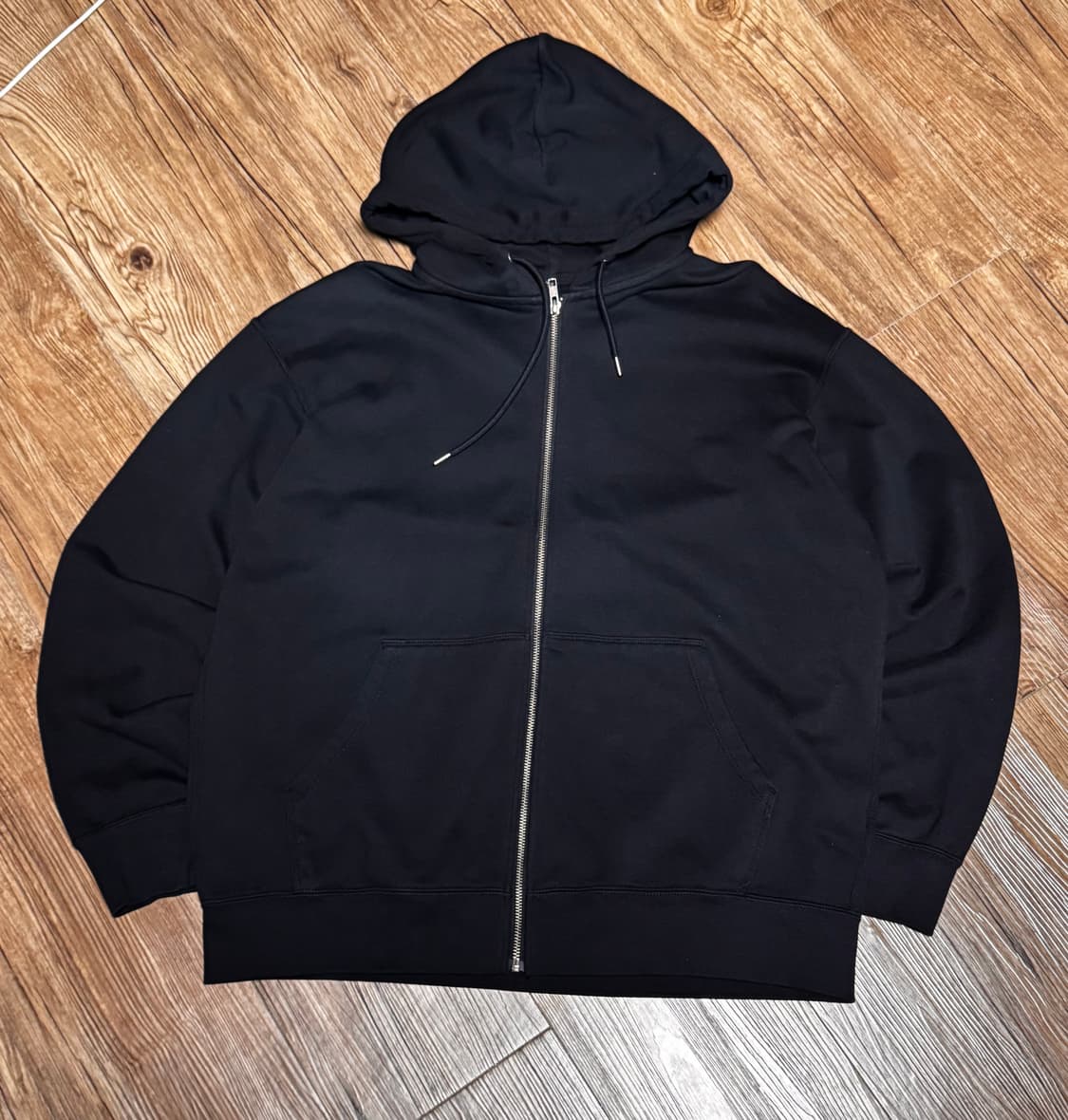 유니클로 코튼 오버핏 후드 집업 상품이미지2