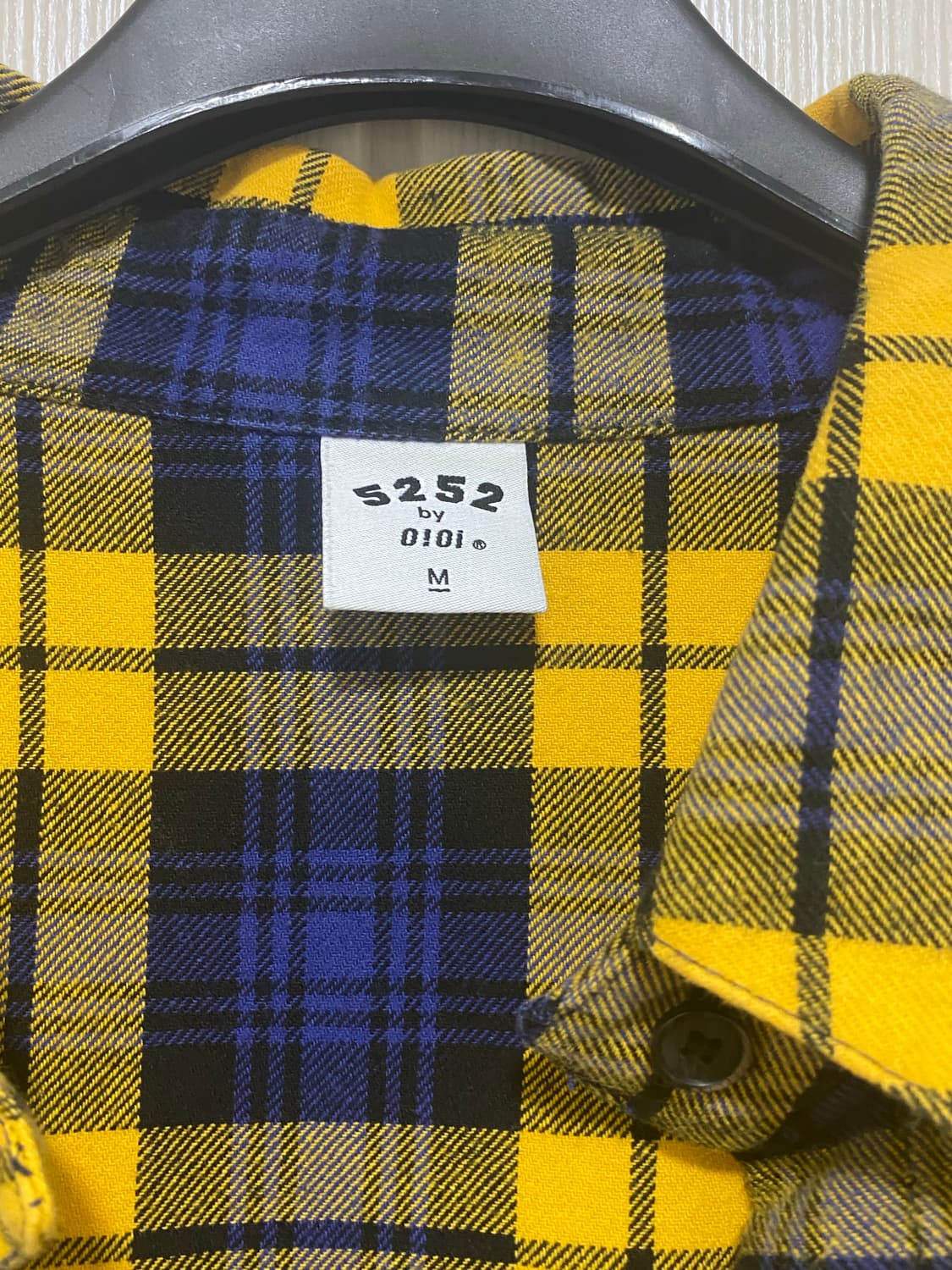 오아이오아이(oioi) 옐로우 체크 남방  상품이미지4