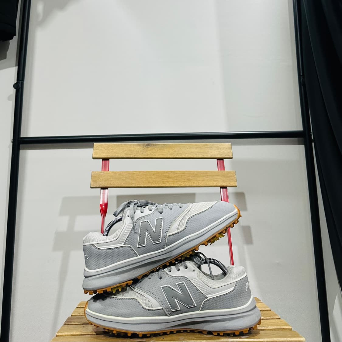 UK8) 뉴발란스X말본 골프화 남성 남자 골프화 997 그레이 상품이미지7