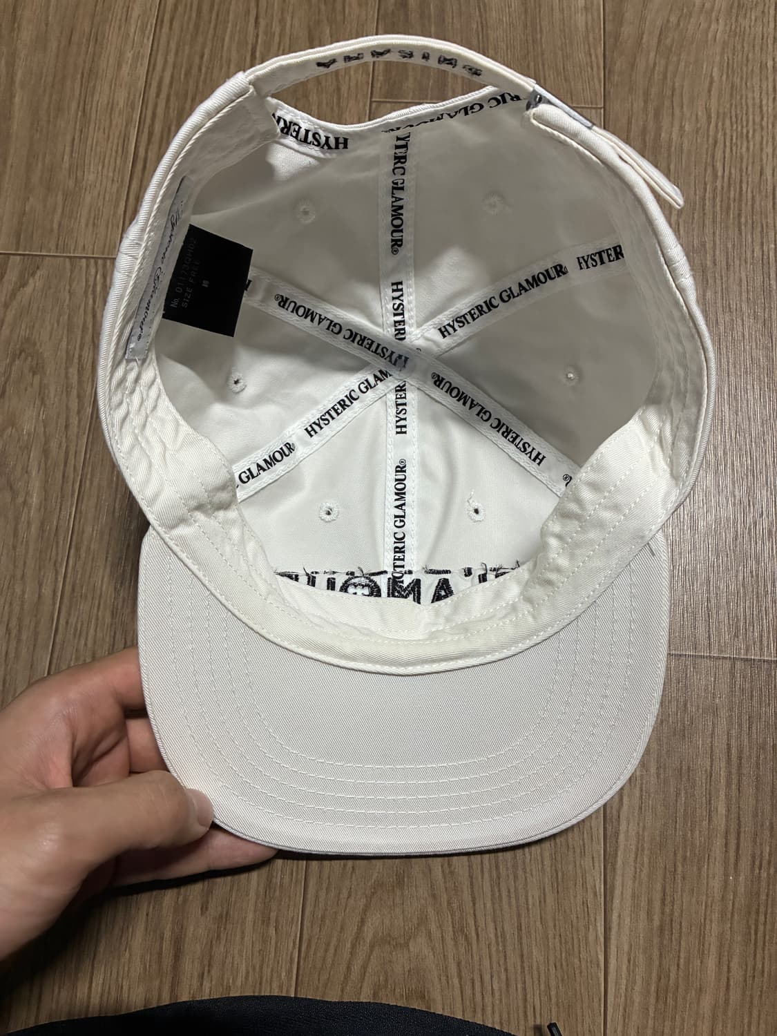 히스테릭 글래머 볼캡 화이트 상품이미지3