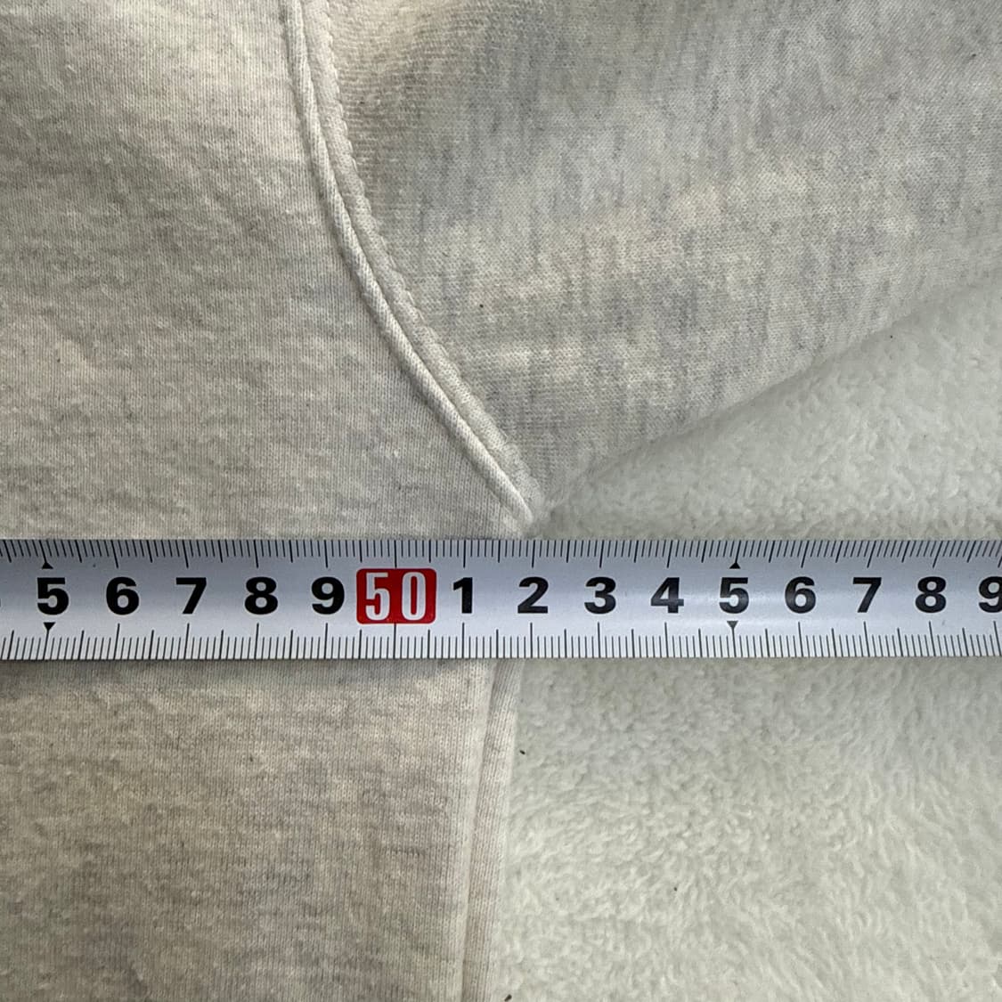 실측확인 빈티지 아이보리 후드티 0313T 상품이미지4