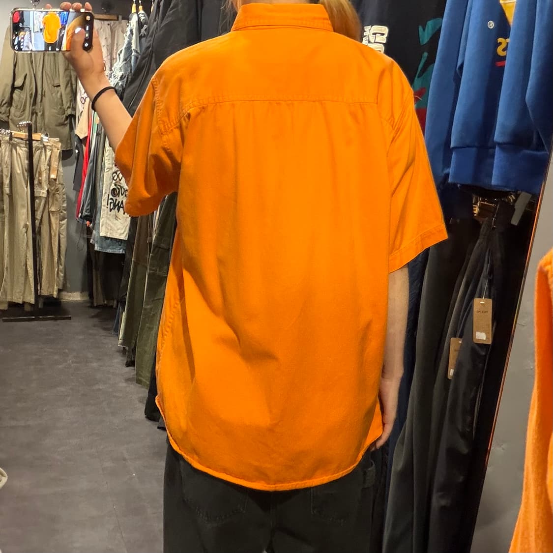 [IM] Carhartt 칼하트 반팔 셔츠 오렌지 상품이미지4