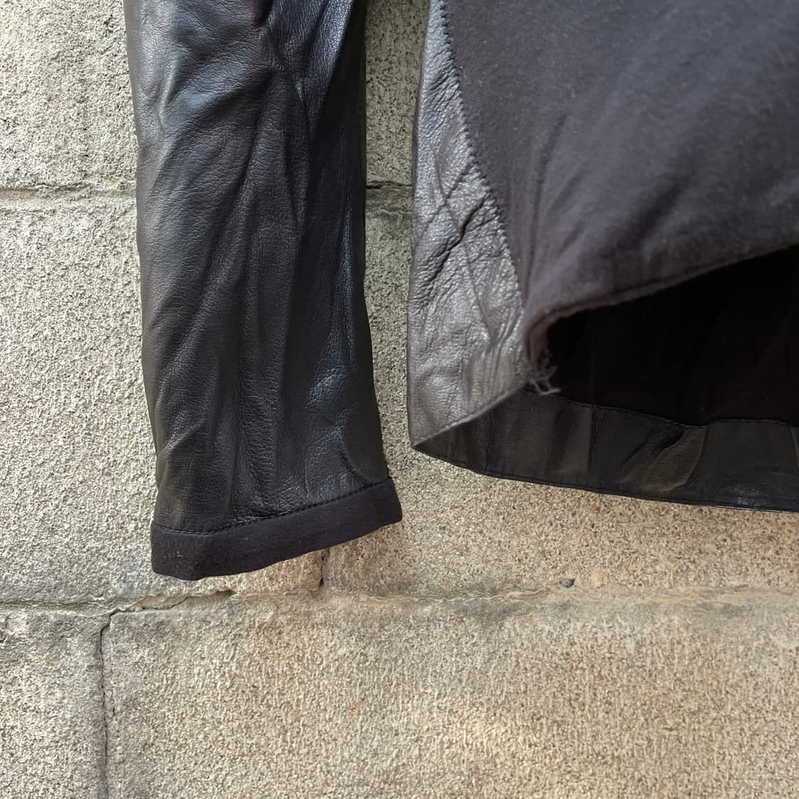 [52] SS2012 Emporio Armani Black Leather 상품이미지6