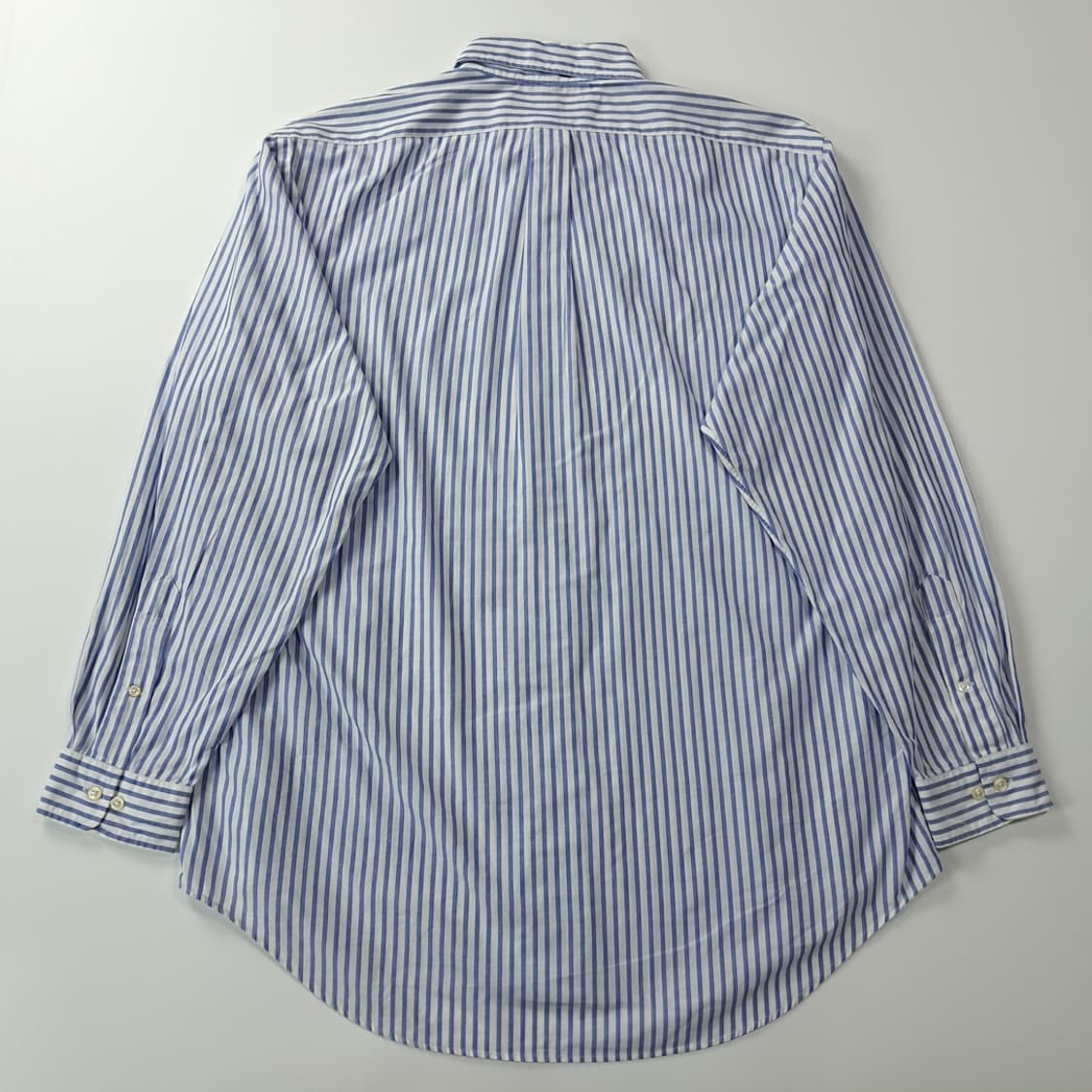 CK563 XL 폴로 90s 홍콩판 소프트 블루 스트라이프 셔츠 남방 상품이미지7