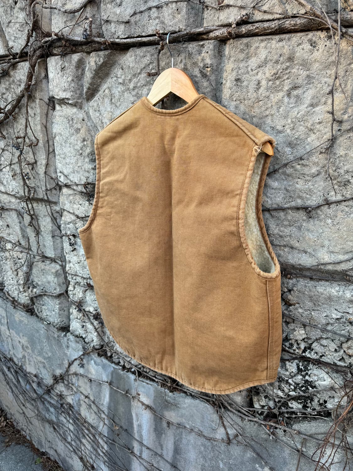 70s 칼하트 덕캔버스 쉐르파 워크 베스트 조끼 L 상품이미지4