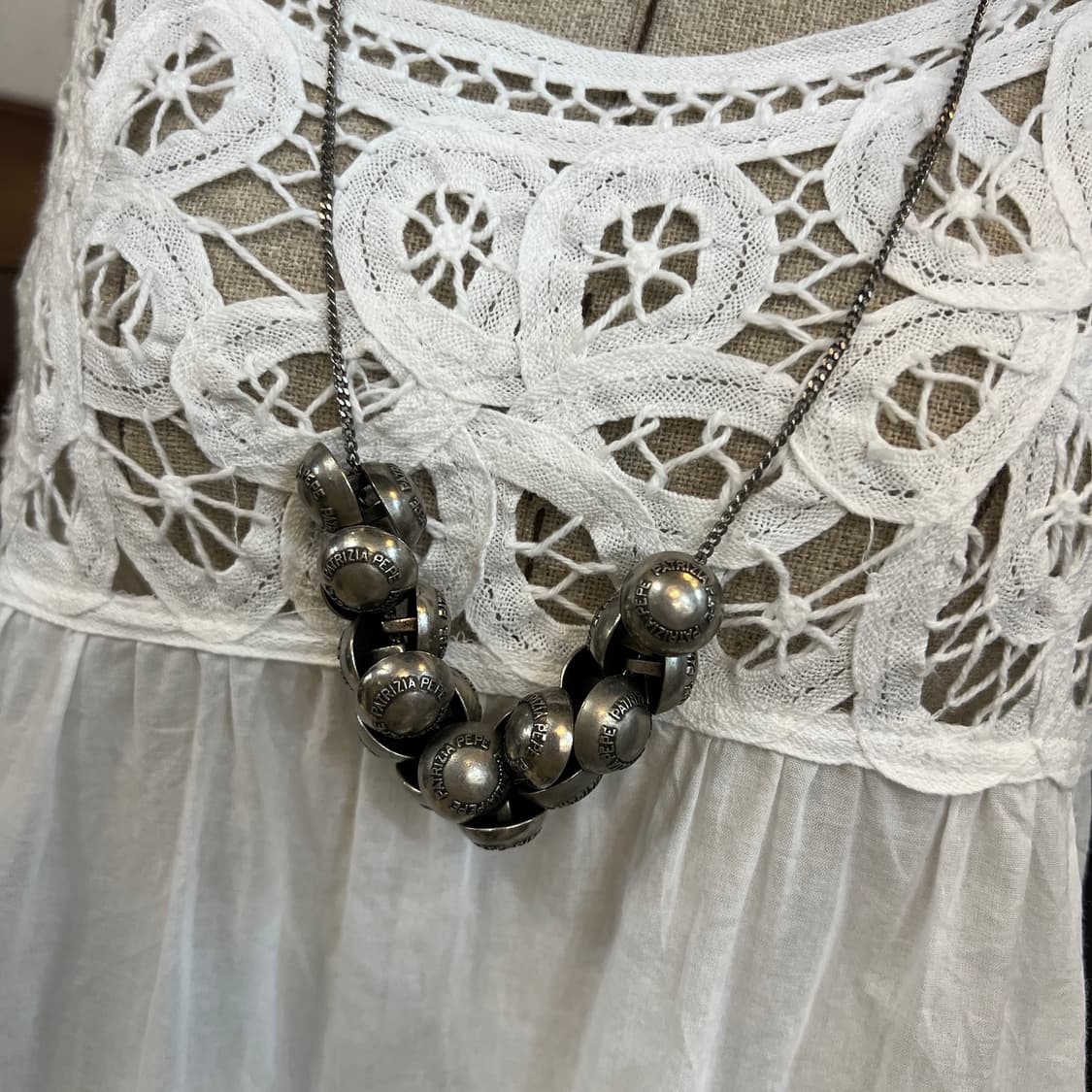 PATRIZIA PEPE 반구 볼  목걸이 상품이미지2