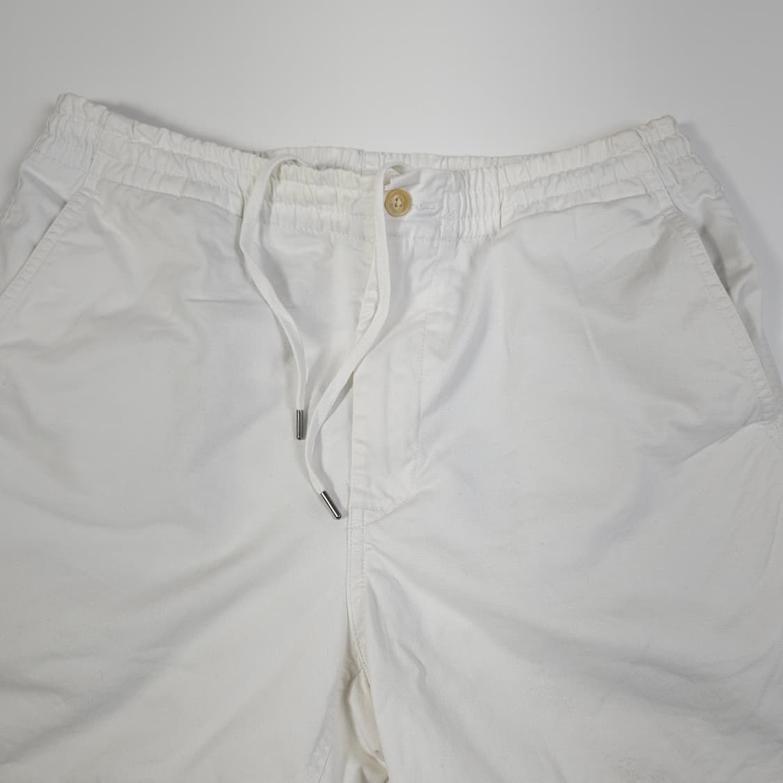 폴로 랄프로렌 화이트 면 반바지 상품이미지2