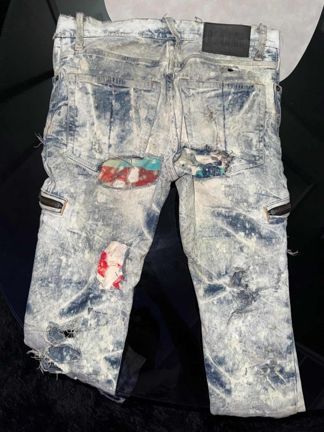 LGB 워싱 데미지 청바지 상품이미지4