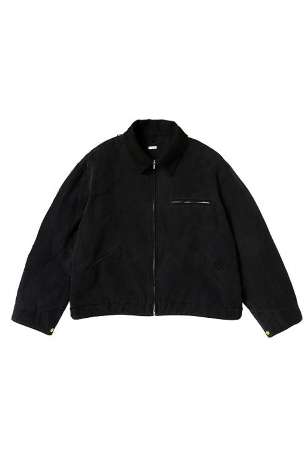 아프레쎄 실크 코튼 디트로이트 자켓 블랙3 상품이미지1