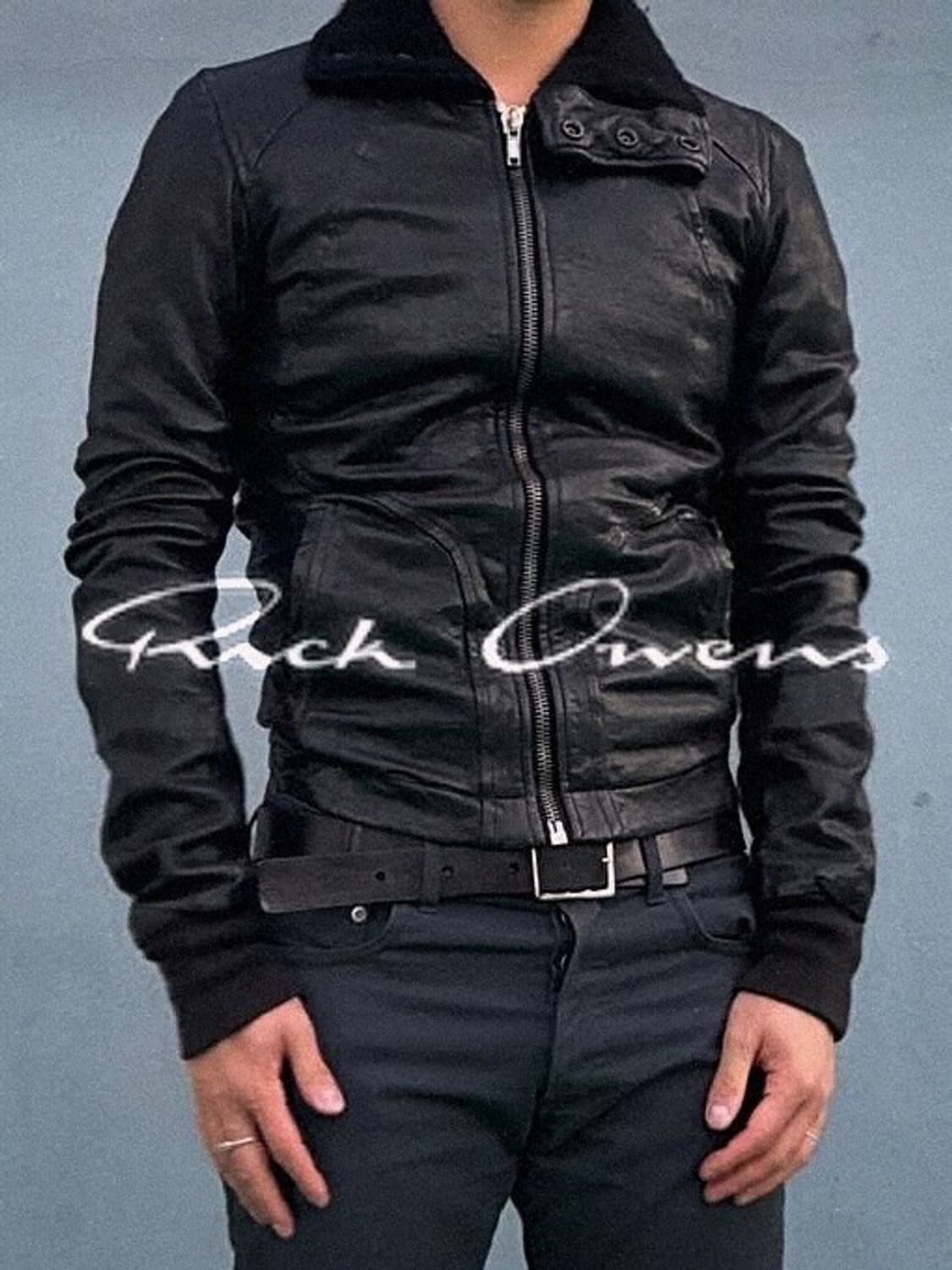Rick Owens Leather Leather Jacket 상품이미지1