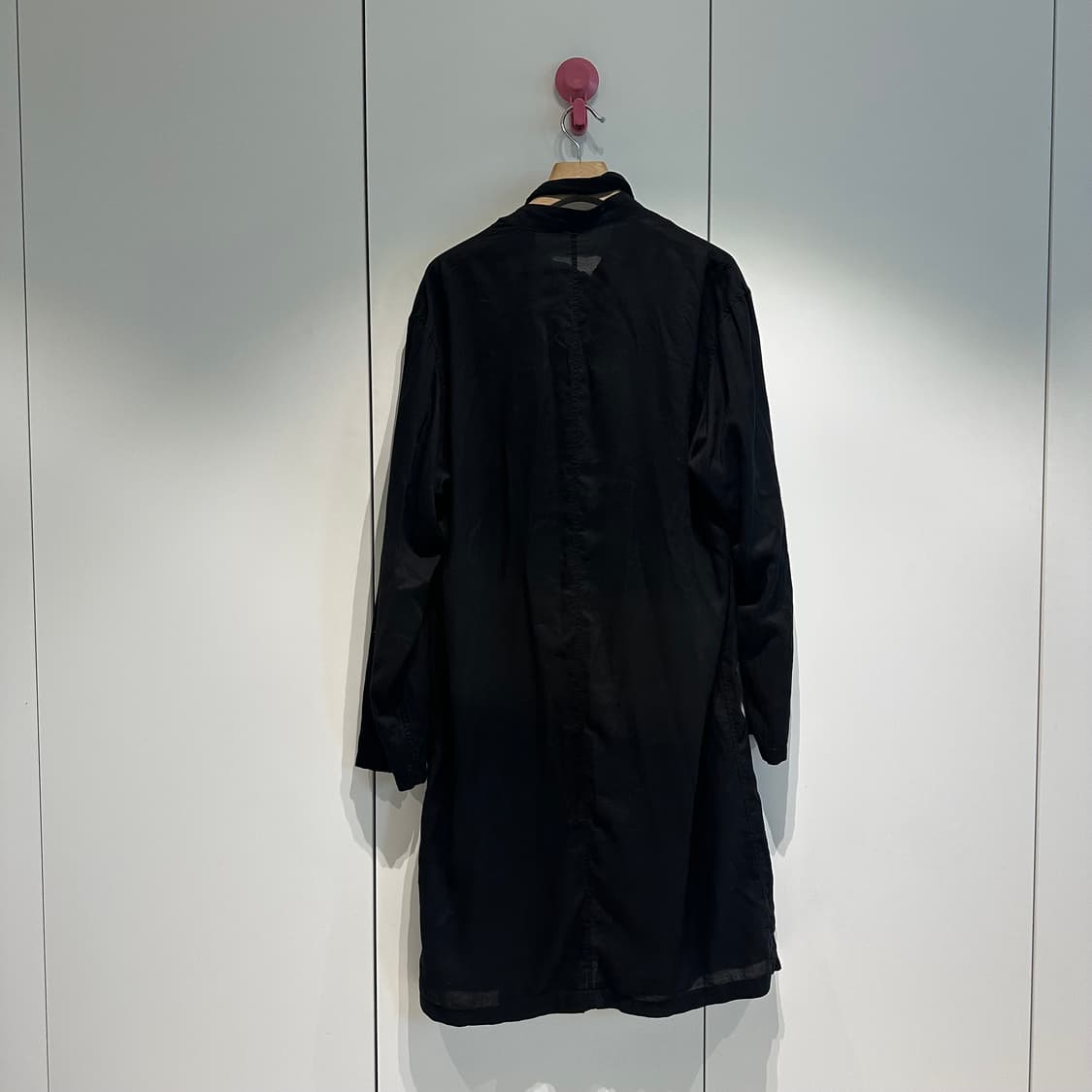 요지야마모토 뿌르옴므 스카프 텐셀 코트 상품이미지5