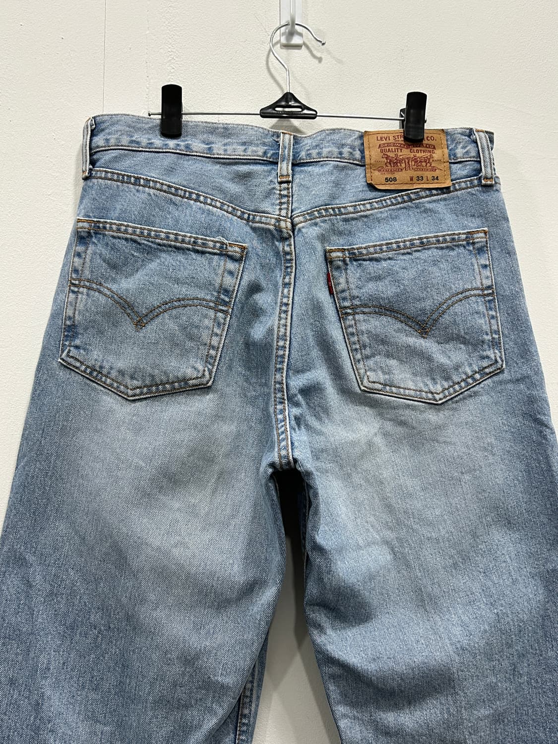 90s 리바이스 Levis 508 레귤러 데님 팬츠 33인치 상품이미지5