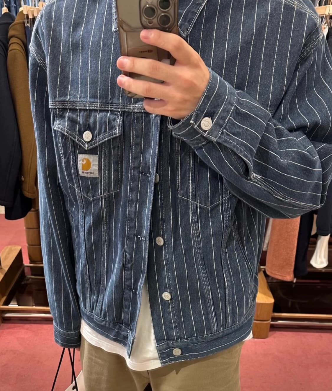 칼하트 olrean 자켓 (블랙) m 상품이미지1