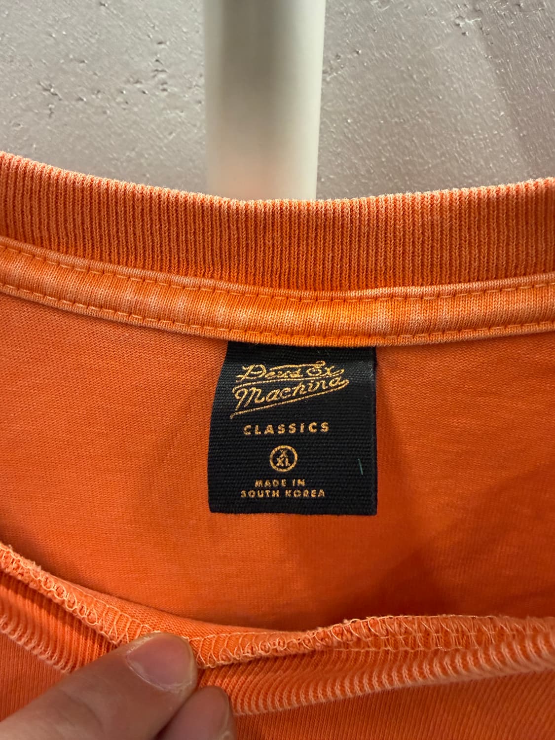 데우스 엑스 마키나 반팔티 오렌지 XL 상품이미지4