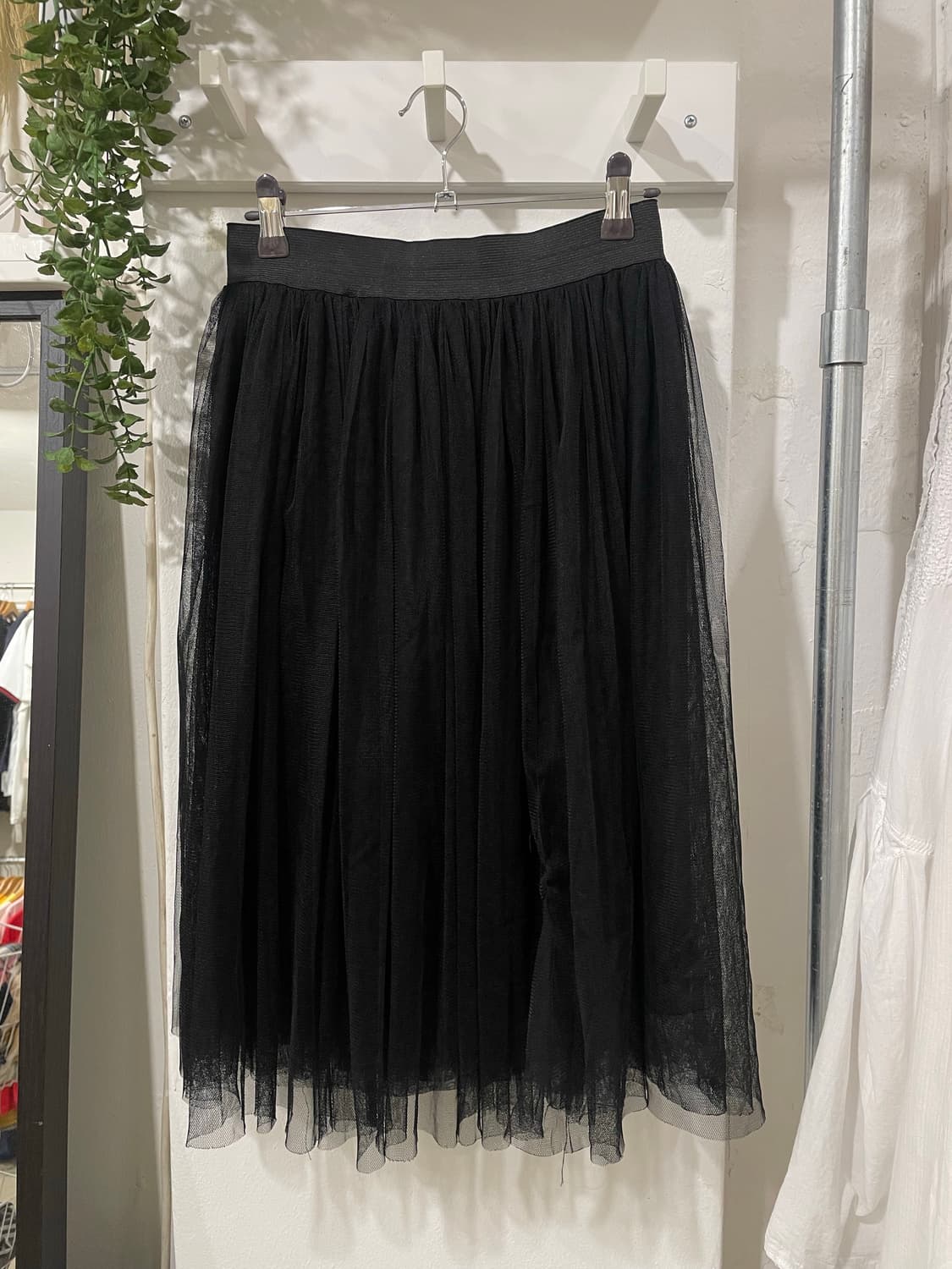 Double-layer lace black tulle skirt 상품이미지8