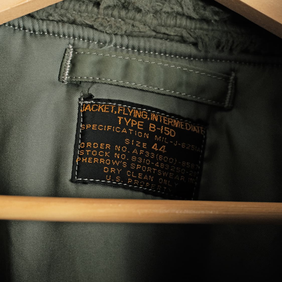 페로우즈 B-15D 44사이즈 플라이트 자켓 상품이미지10