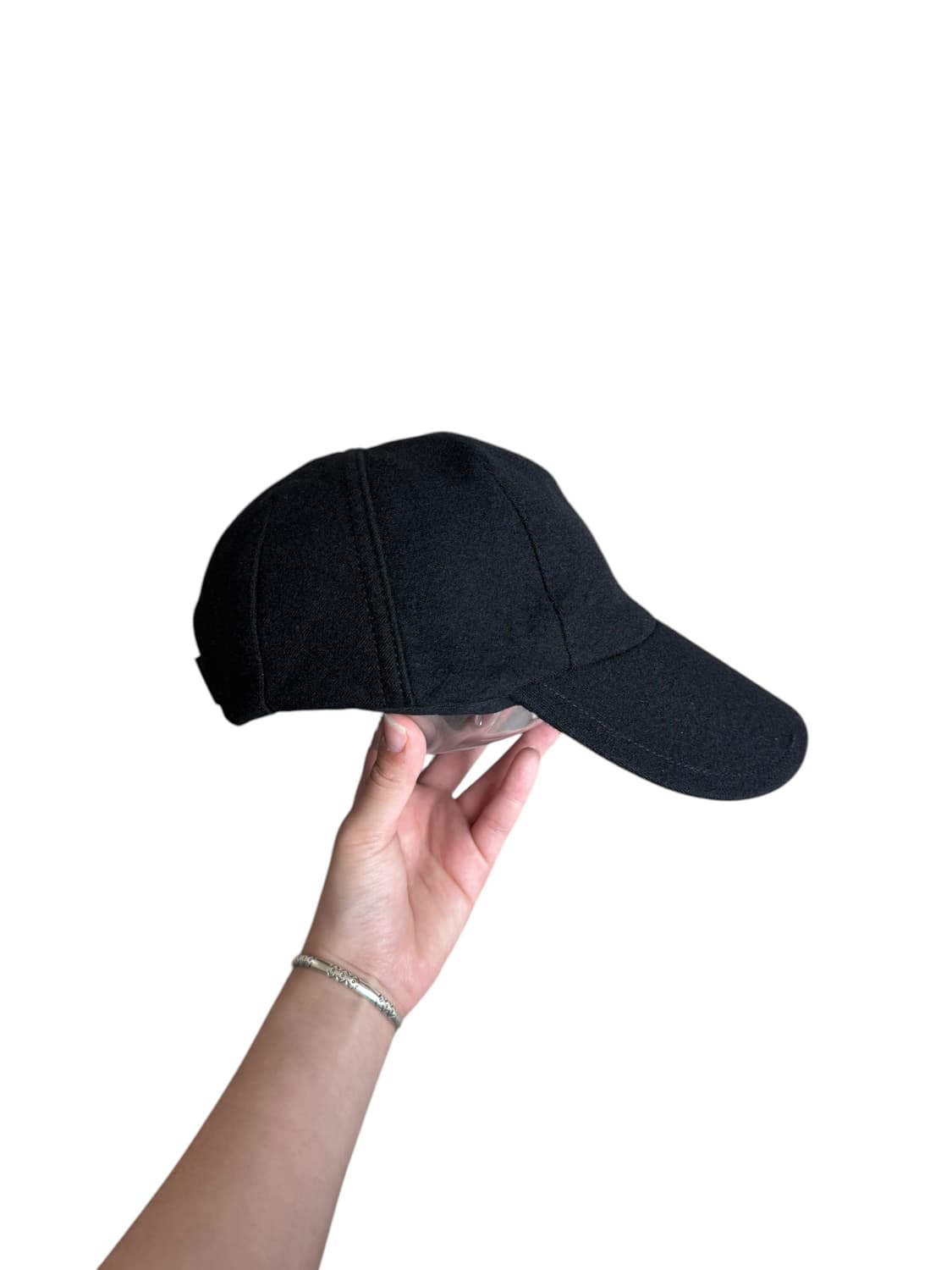 Y-3 블랙 울 캡 상품이미지3