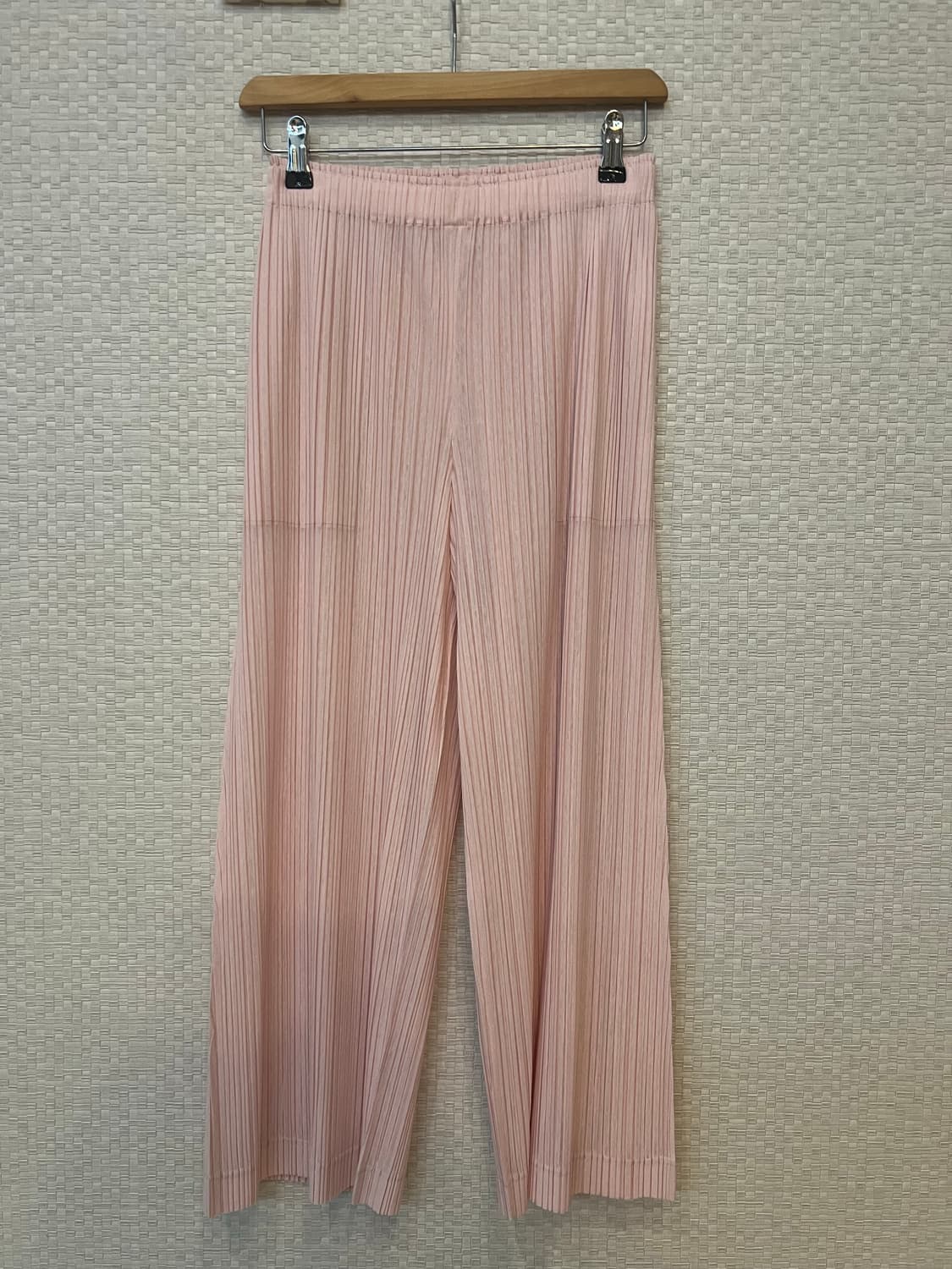 플리츠플리즈 라미 팬츠 라이트 핑크 상품이미지2