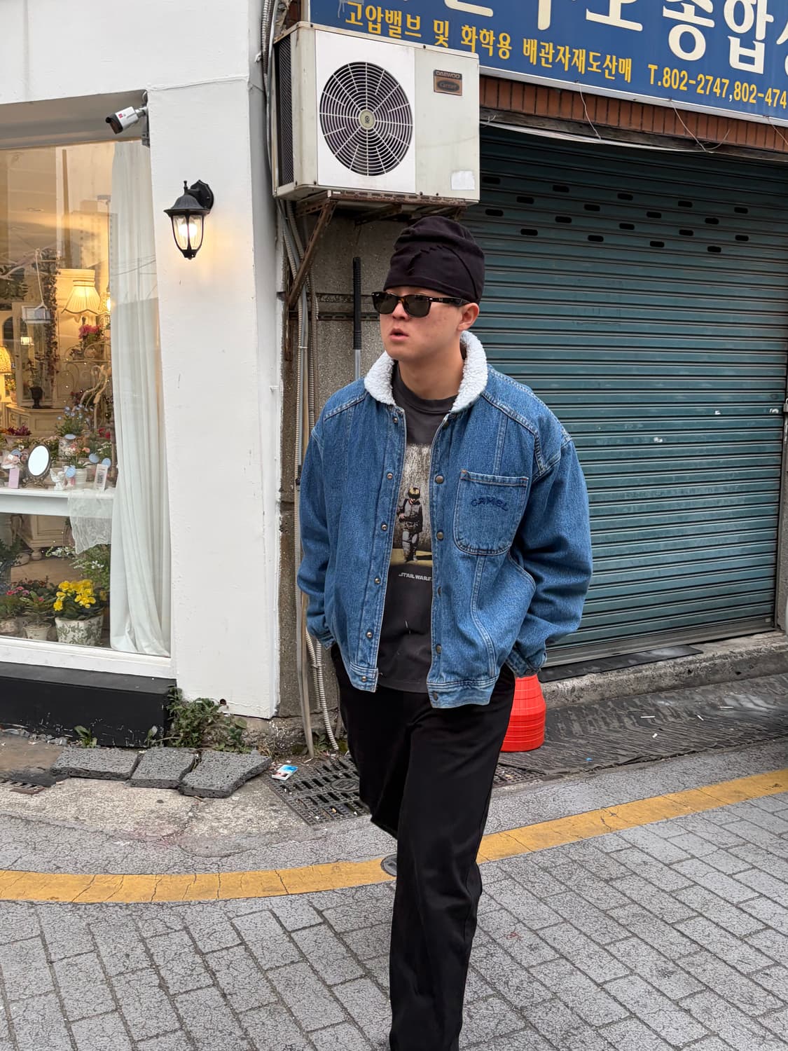 90‘s Camel Cigarettes Sherpa line denim  상품이미지1