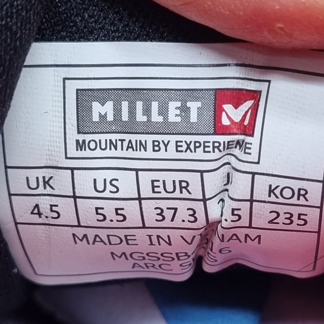 밀레 니트 여성 워킹화 235 상품이미지6