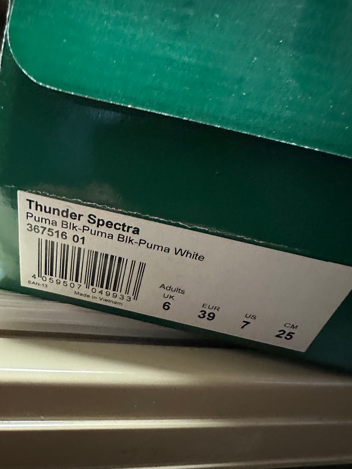 푸마 썬더 스펙트라 250 판매합니다. 상품이미지4