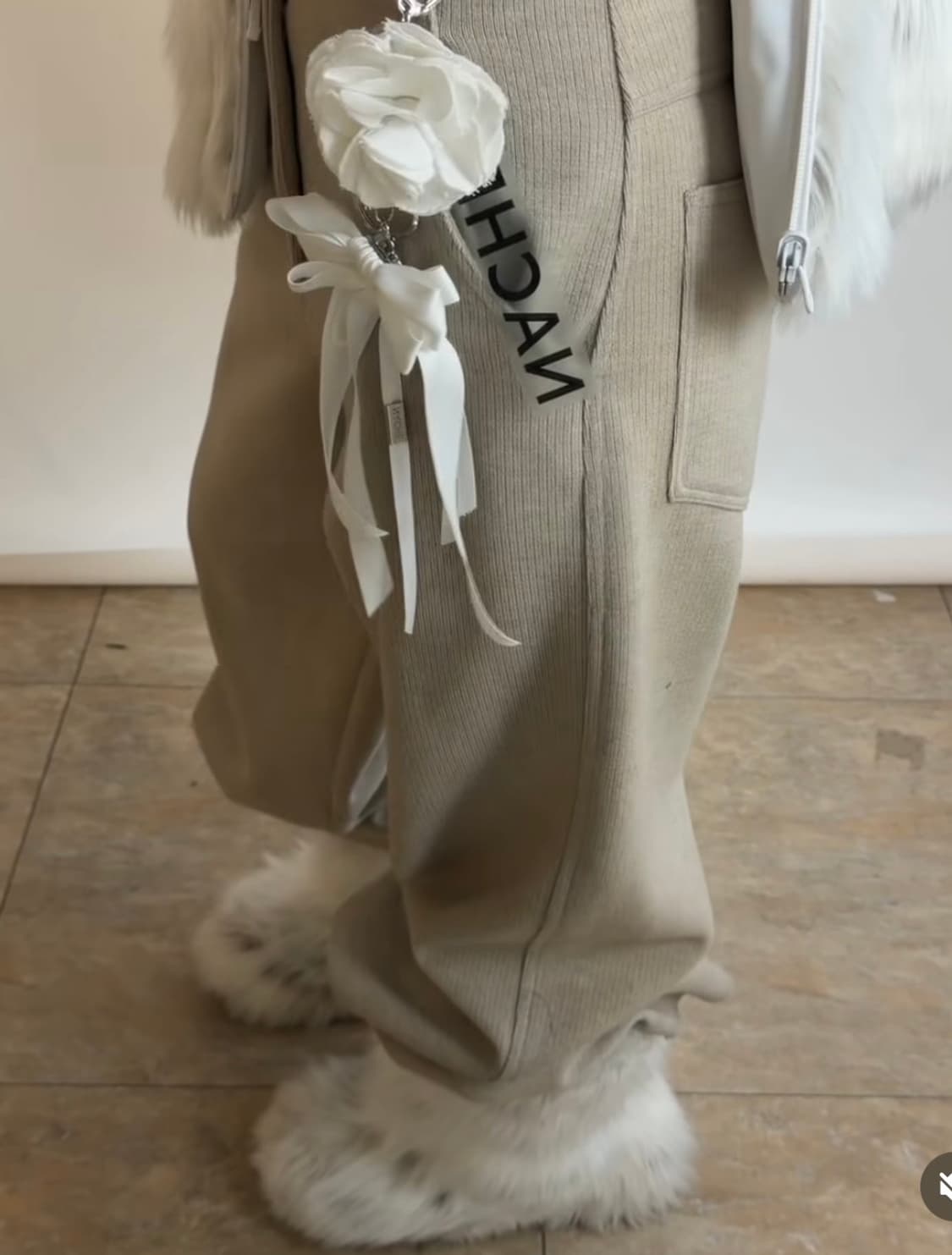 NACHE 나체 니트 와이드 팬츠 상품이미지5