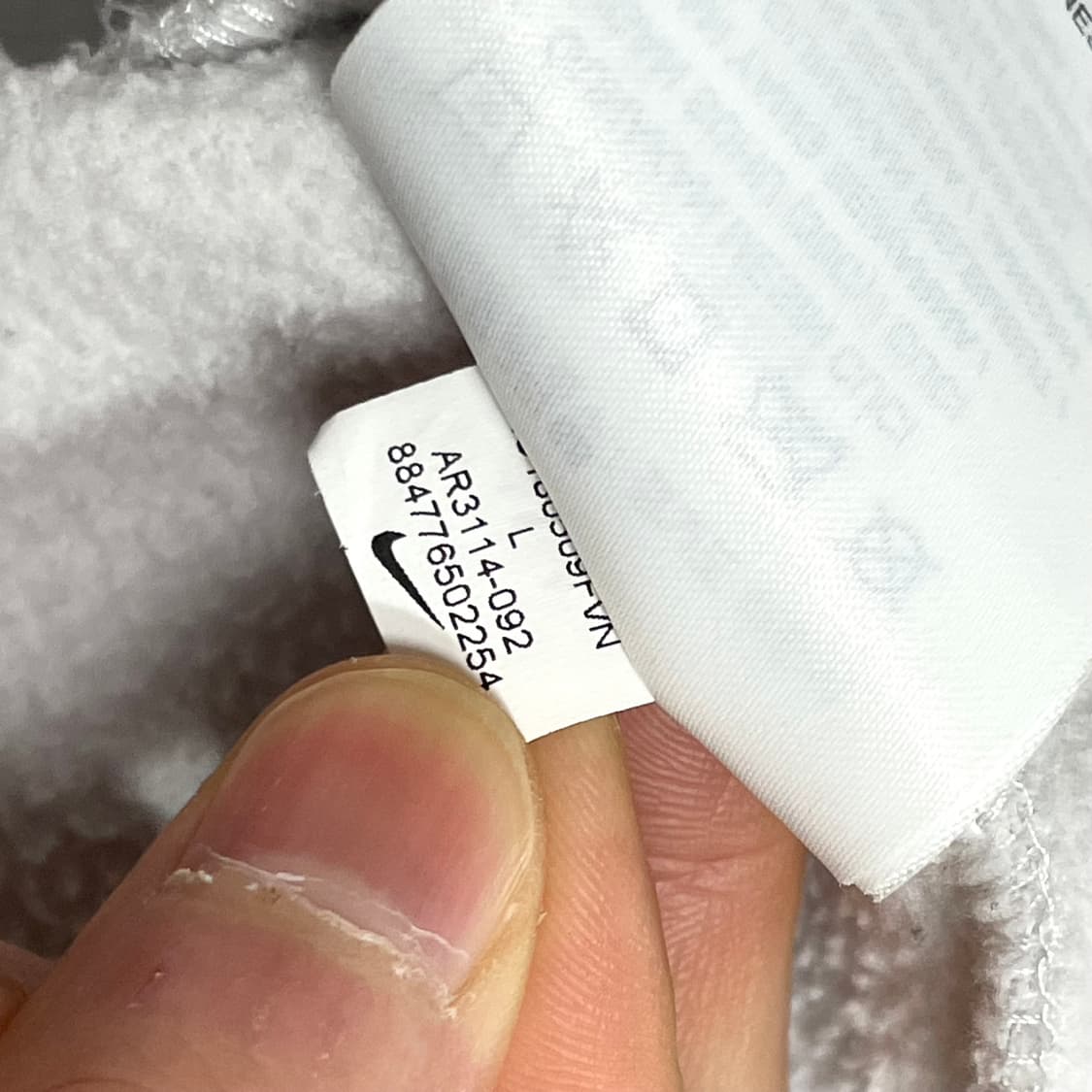 나이키 스우시로고 테크팩 그레이 기모 후드티 남성L 상품이미지7