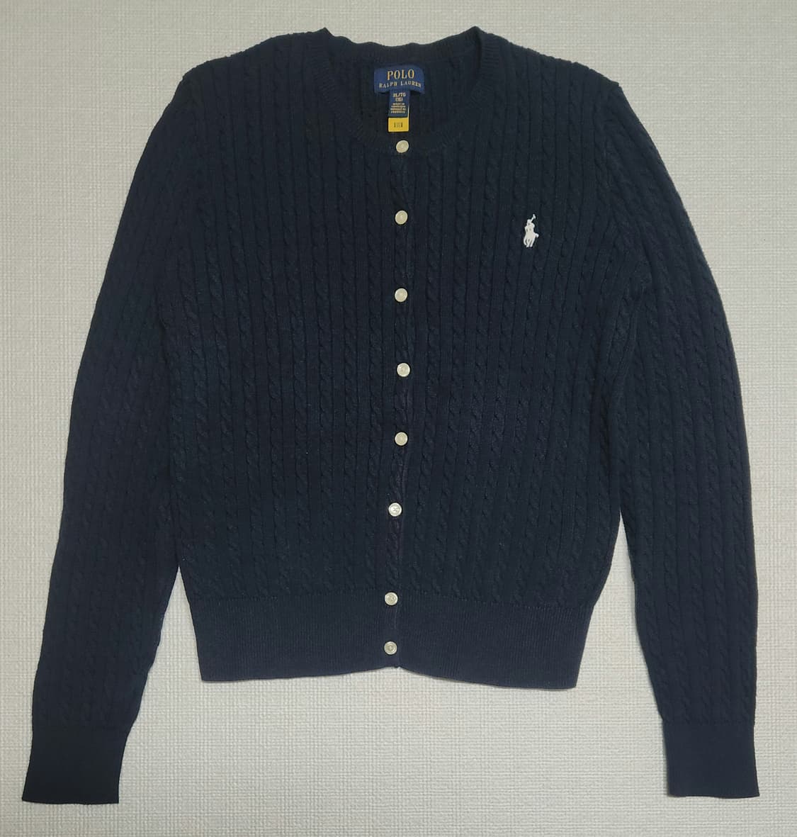 (정품) 폴로 꽈배기 니트 가디건(XS) 상품이미지1