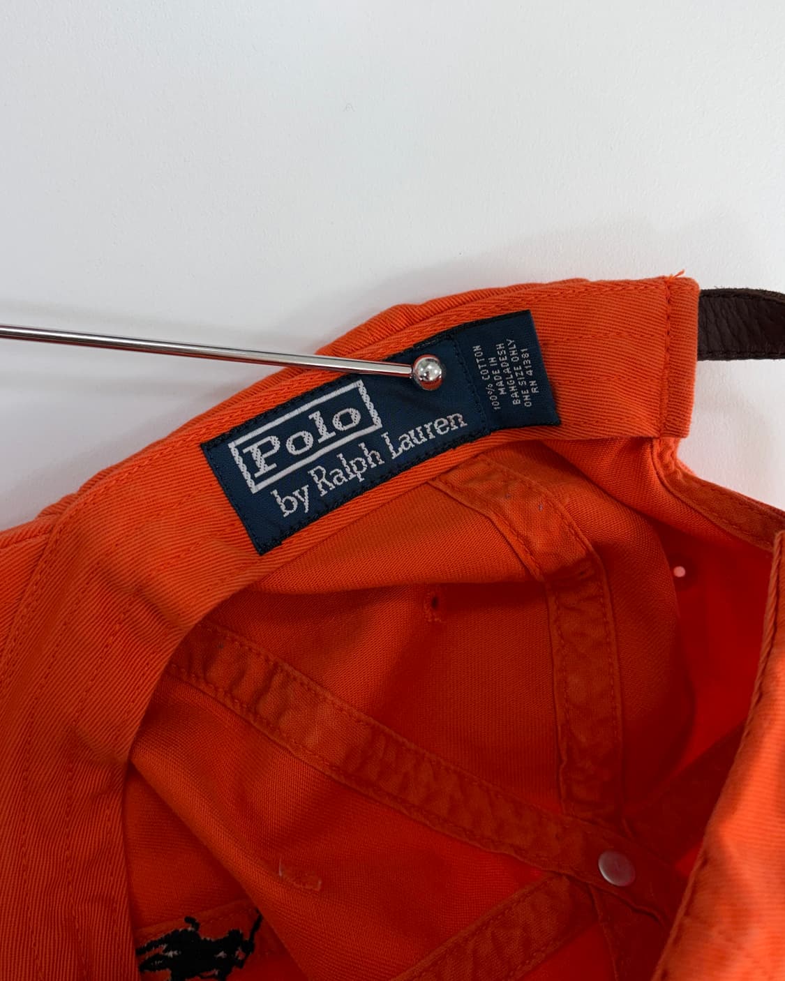 폴로 랄프로렌 클래식 코튼 치노 볼캡 오렌지  상품이미지8