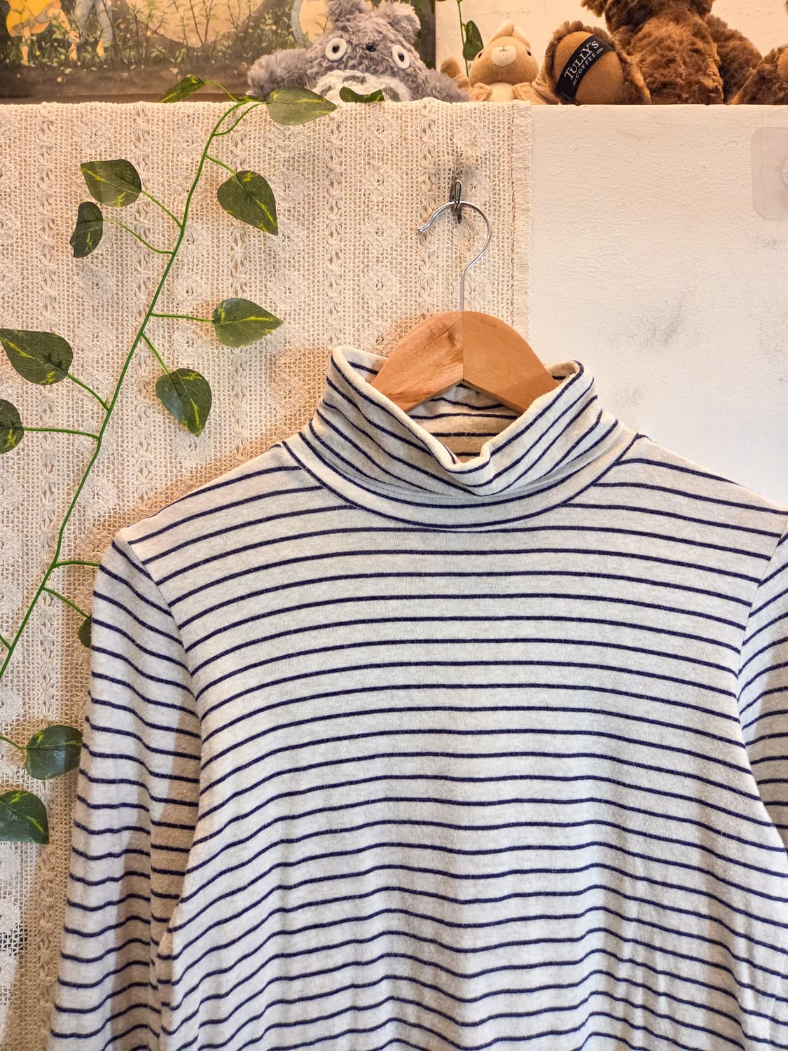 sm2 스트라이프 목폴라 슬리브 상품이미지2