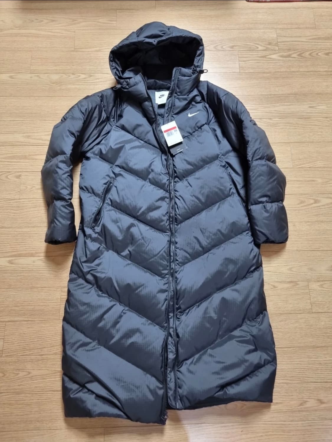 나이키 롱패딩 블랙 상품이미지1