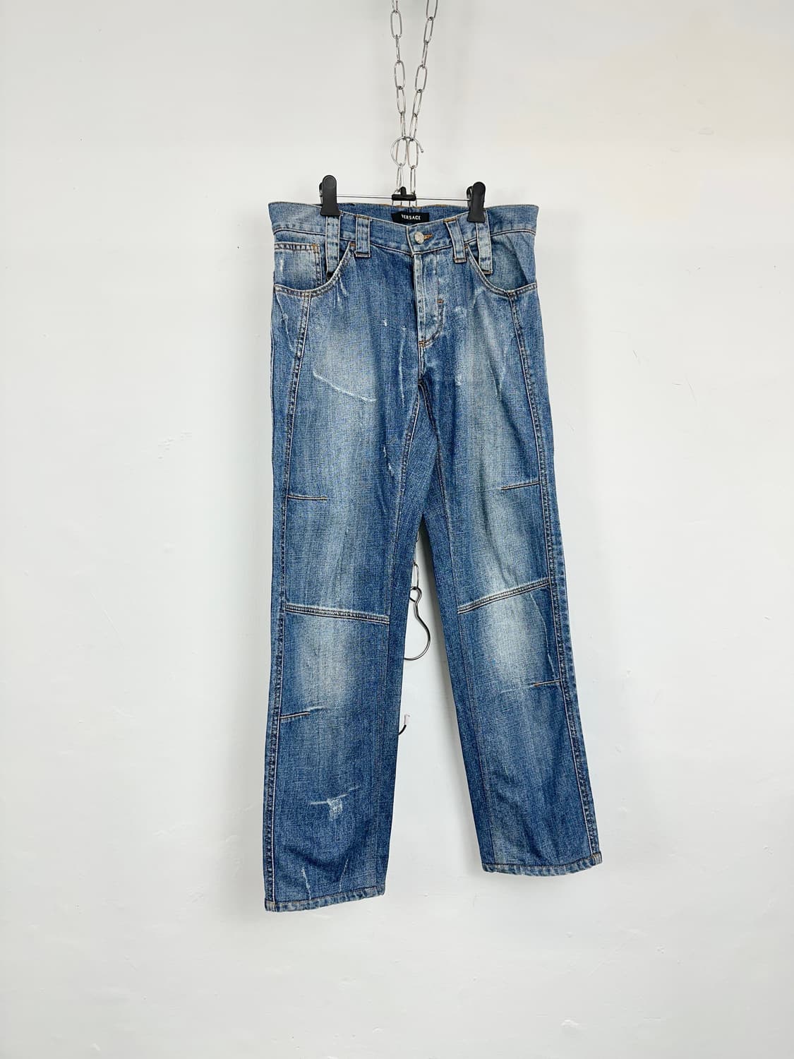 Versace Metal Plate Detail Denim Pants 상품이미지8