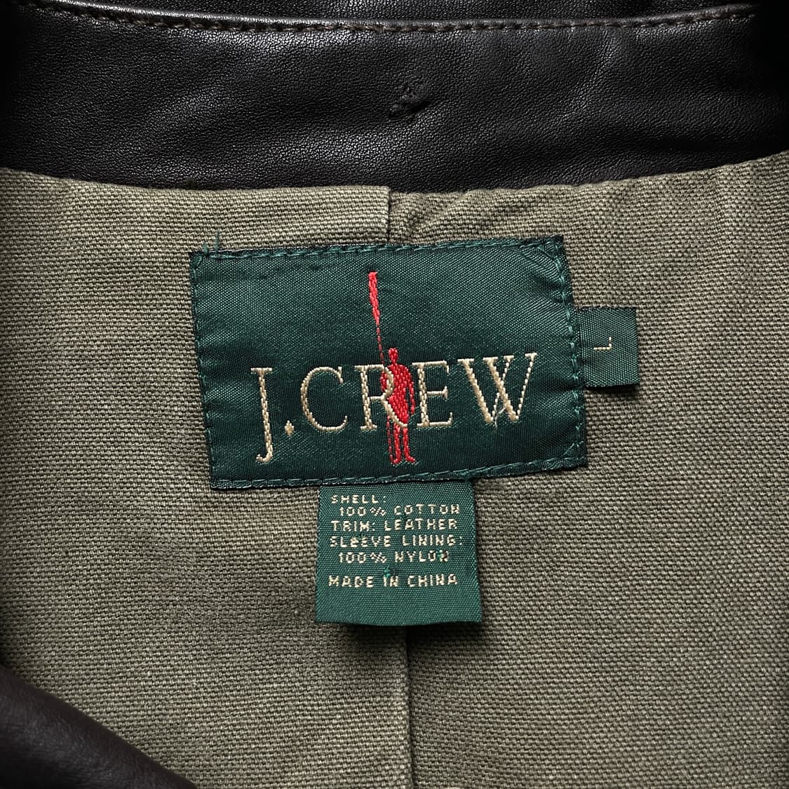 J.CREW 90s 제이크루 빈티지 카키 코튼 헌팅 자켓 A00690 상품이미지10