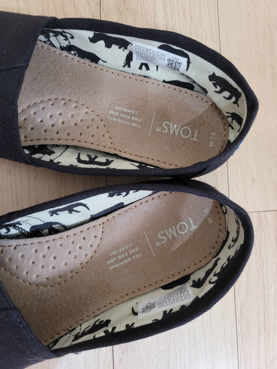 탐스 TOMS 알파가타 캔버스 슬립온 245 블랙 상품이미지7