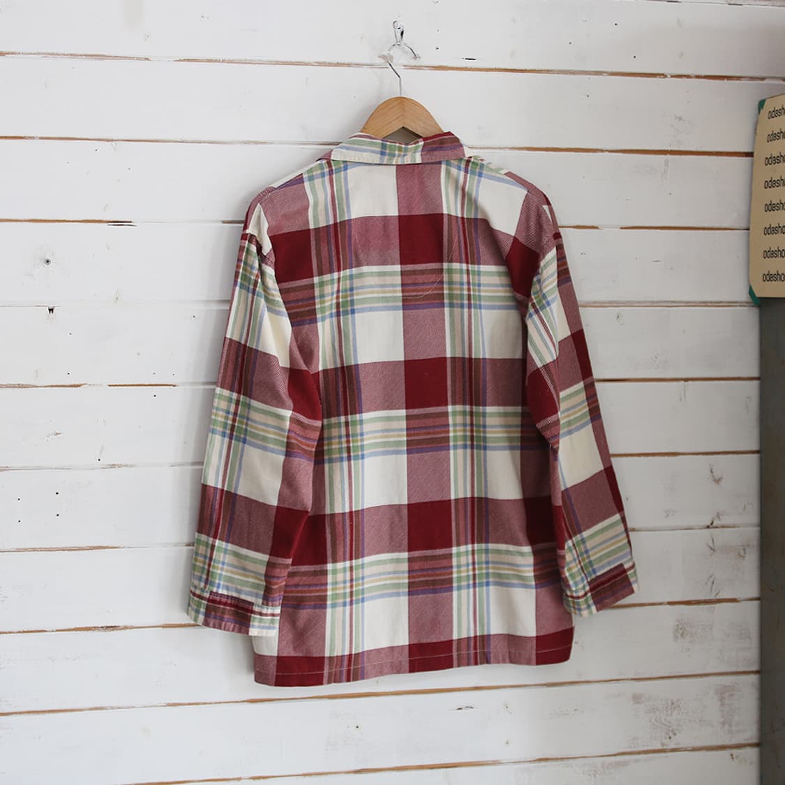 (착용컷) PIERRE BALMAIN 체크 파자마 셔츠 (남성용 100) 상품이미지2