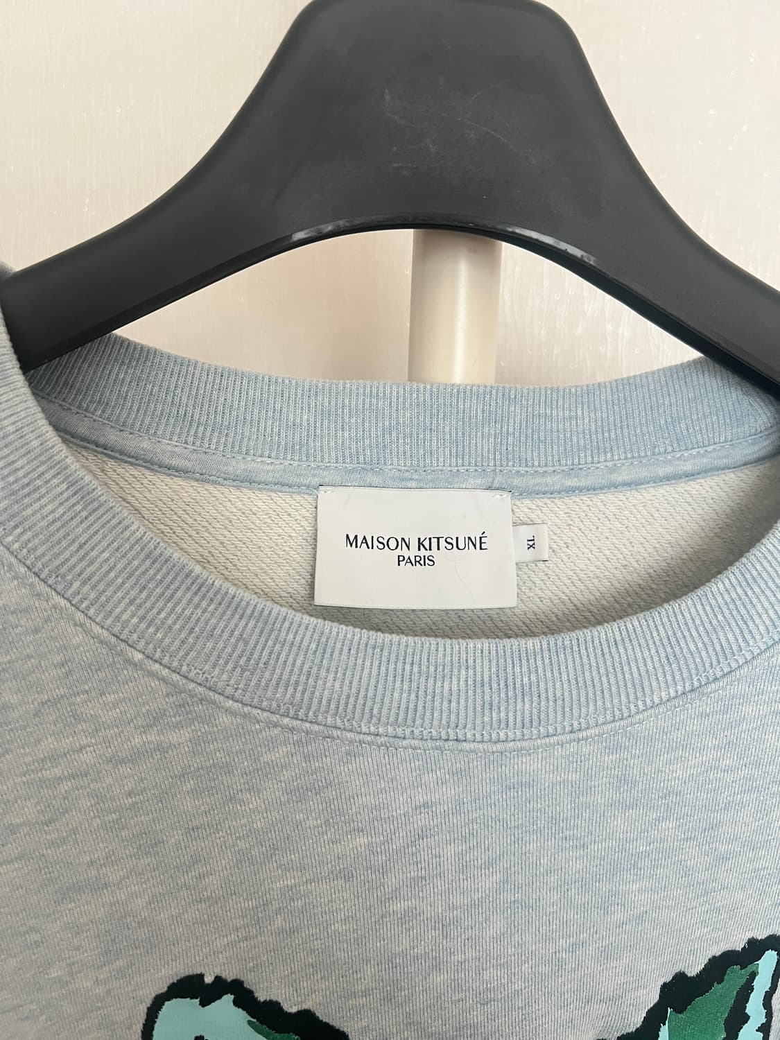 메종 키츠네 그라데이션 빅 폭스 헤드 스웨트셔츠 XL 상품이미지3