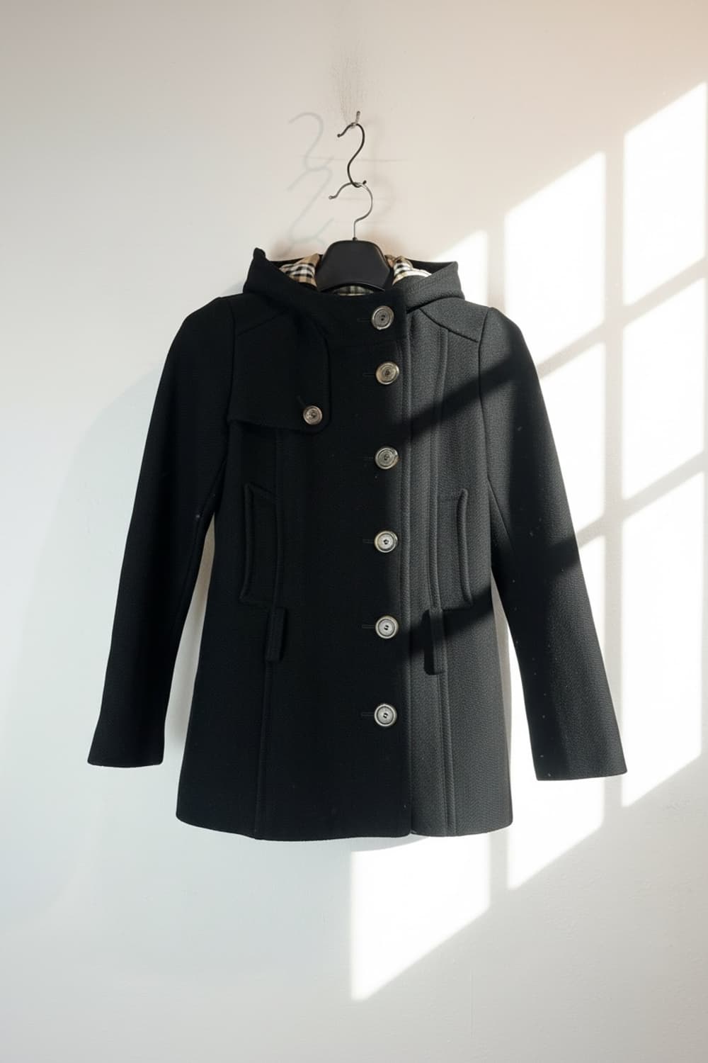 버버리 블루 라벨 울 토글 코트 상품이미지1