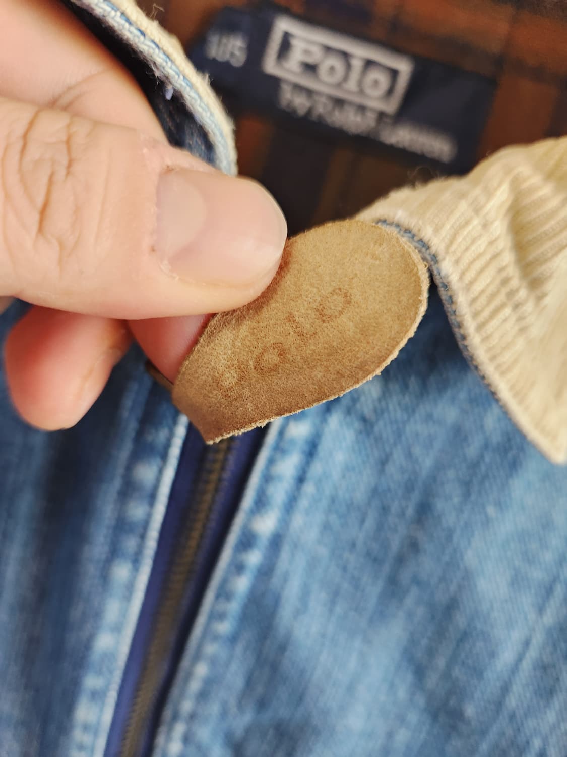 폴로 랄프로렌 코듀로이 베이포트 블루종 데님 자켓 105 상품이미지5