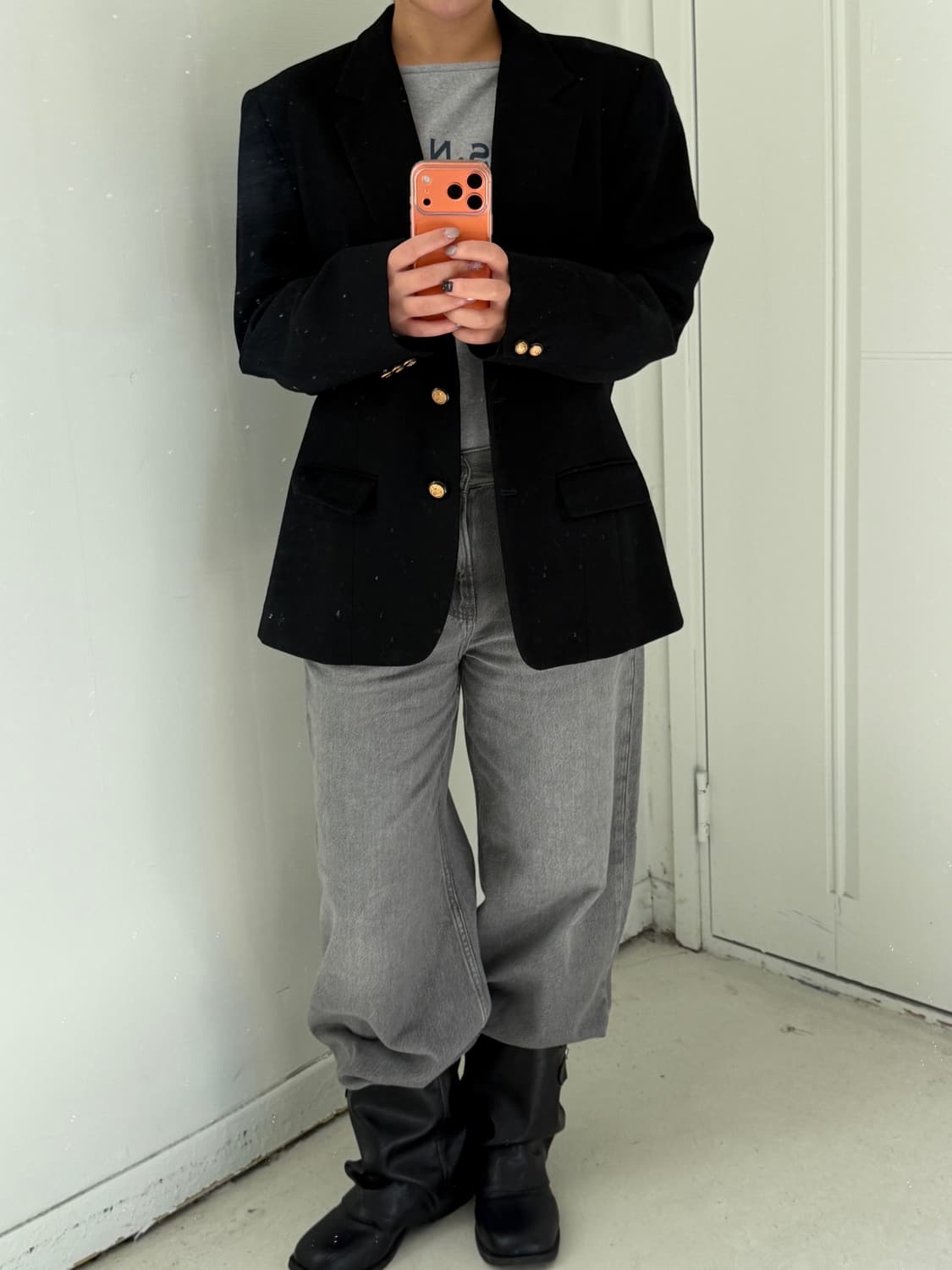 90s USA 펜들턴 오버핏 블랙자켓 상품이미지3