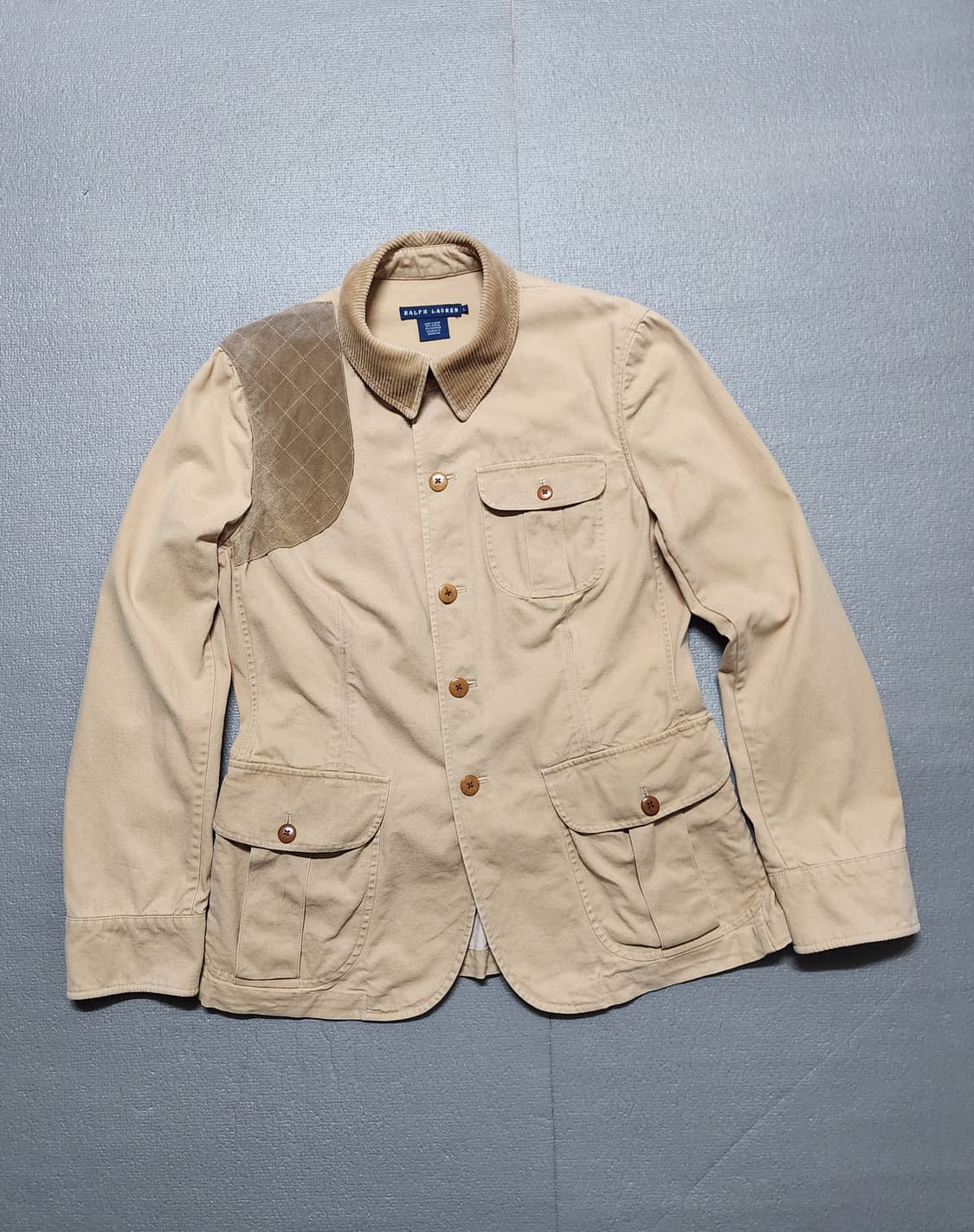 90~00s 빈티지 랄프로렌 코튼 헌팅 자켓 공용 상품이미지1