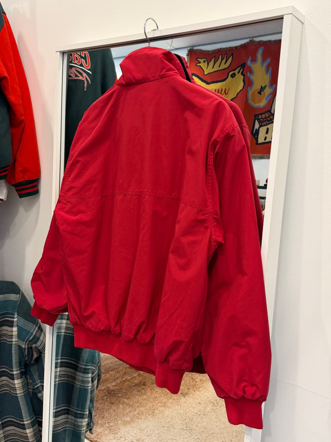 00s White Sierra 화이트시에라 플리스 웜업 나일론 봄버 자켓 상품이미지7