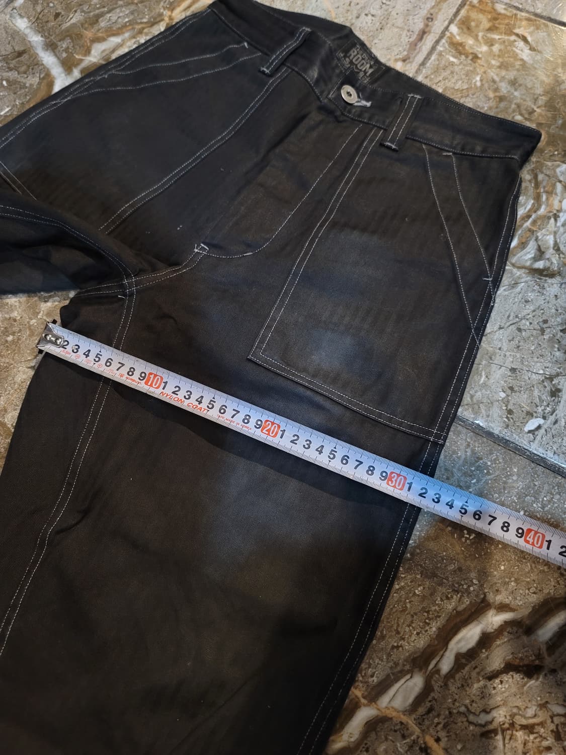 나이젤카본 헤링본 퍼티그팬츠 (블랙) 상품이미지5