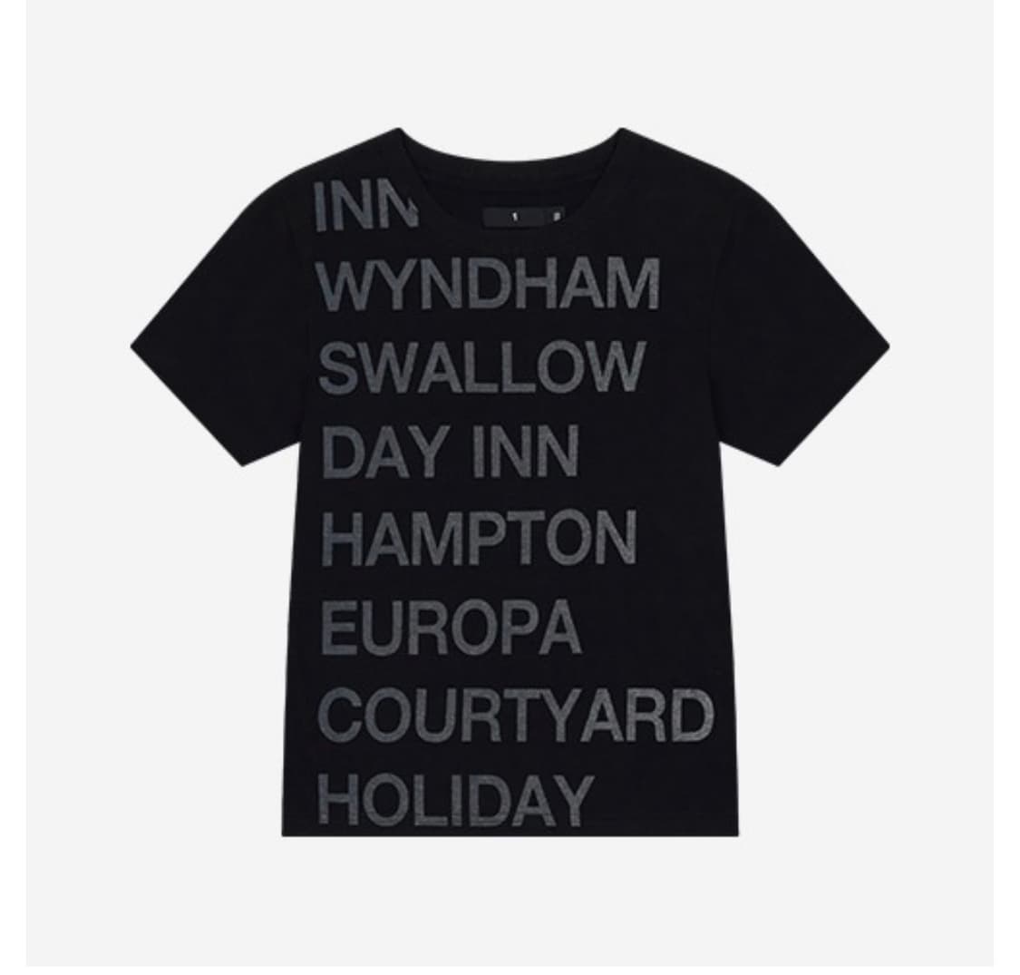  1/2 HIGHWAY INN TEE black 1 상품이미지1