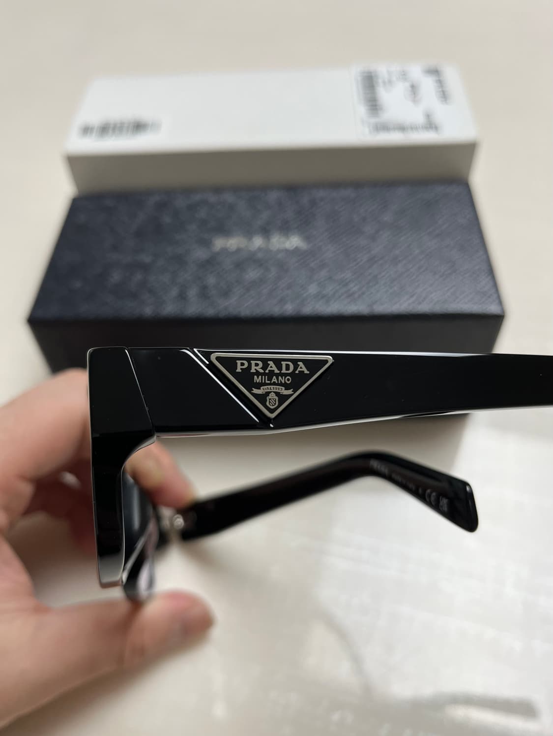 프라다 VPR 07Z-F 안경 블랙 상품이미지5
