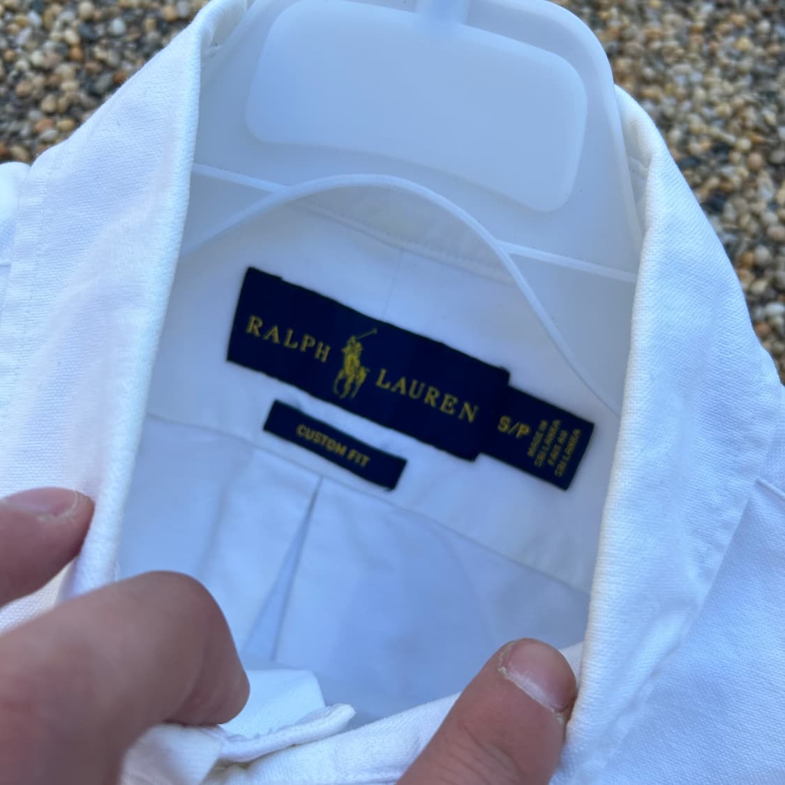 폴로(POLO RalphLauren) 화이트 옥스퍼드 셔츠 상품이미지4