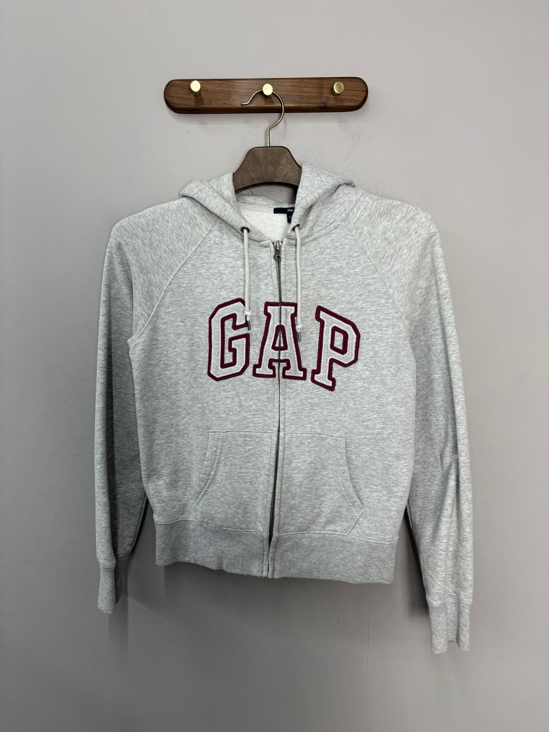 갭 로고 그레이 후드집업 A3695 상품이미지2