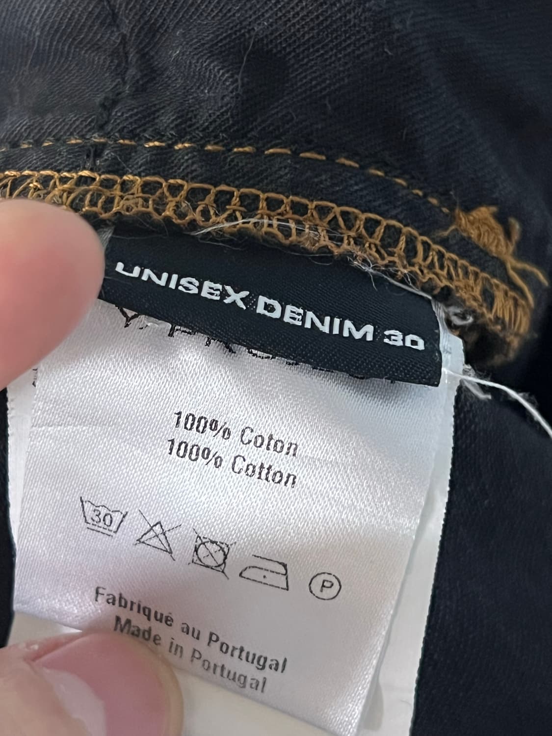 와이프로젝트 파리베스트 데님 블랙 30 상품이미지5