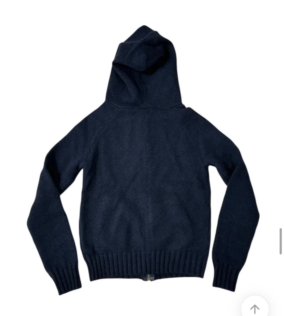 성조기 슬림핏 후드 니트 집업 상품이미지2