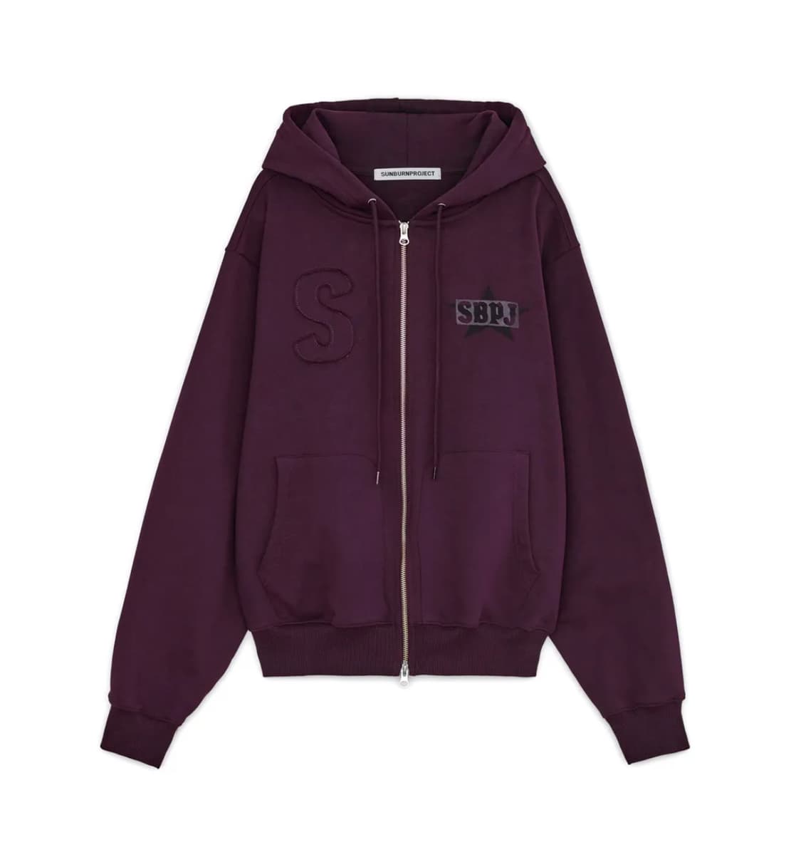 썬번프로젝트 logo patch hoodie  상품이미지2