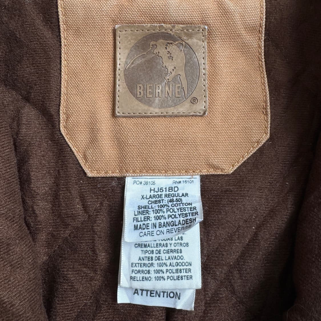 칼하트맛 USA 빈티지 덕액티브 덕캔버스 후드 워크자켓 상품이미지10